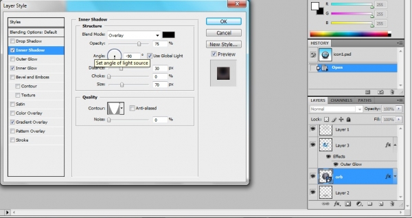 Creation of Pxleyes icon: Step 8